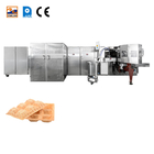 PLC  Stainless Steel Waffle Basket Maker Waffle Biscuit Production Line With One Year Warranty