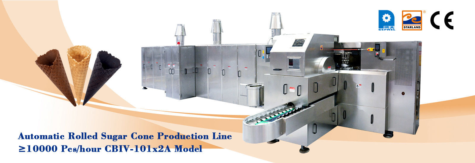 quality Automatic Sugar Cone Production Line factory