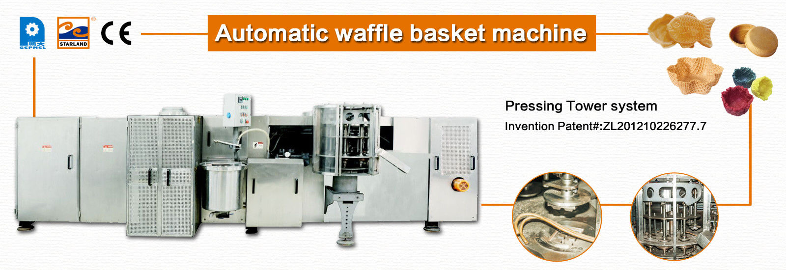 quality Waffle Cone Production Line factory