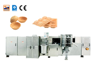 Stainless Steel Automatic Waffle Basket Making Machine With Replaceable Molds