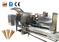 SS 1.5KW Ice Cream Cone Production Line 121 Baking Plates 11 Kg / Hour