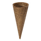 Light Grey Sugar Ice Cream Cone 117-123mm Height With 23 ° Angle