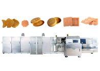 Sliver Color Sugar Cone Production Line For Making Waffle Basket 1 Year Warranty