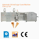 Commercial Egg Roll Production Line / Custom Sugar Cone Baking Machine 110mm Cone Length