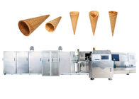 CE Certified Automatic Sugar Cone Production Line With Fast Heating Up Oven , 63 Baking Plates