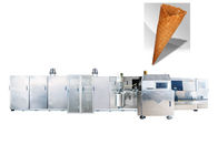 Nozzle Type Ice Cream Production Machine , Automatic Wafer Making Machine Customized