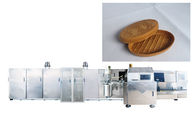 Eco Friendly Industrial Ice Cream Wafer Machine , Ice Cream Production Process Sliver Color
