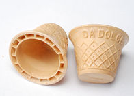 Homemade Wafer Cones For Ice Cream / Waffle Cone Bowls with Custom Logo