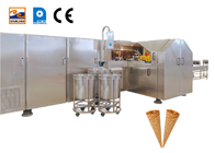 Automatic Rolled Sugar Cone Production Line Ice Cream Industrial Baking Waffle Cone Making Machine