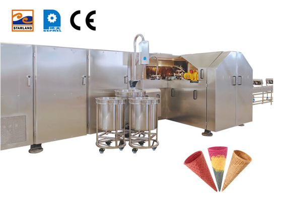 1.1KW 47 Plates Ice Cream Cone Making Machine Waffle Biscuit Machine