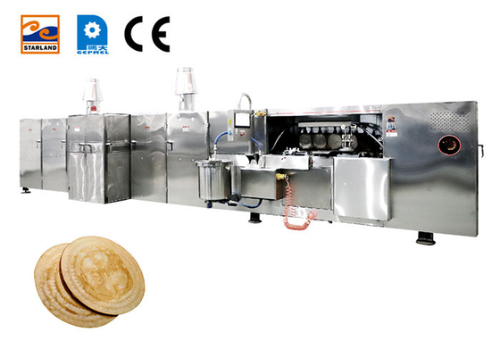 PLC Automatic Wafer Biscuit Maker Obleas Production Line 380V