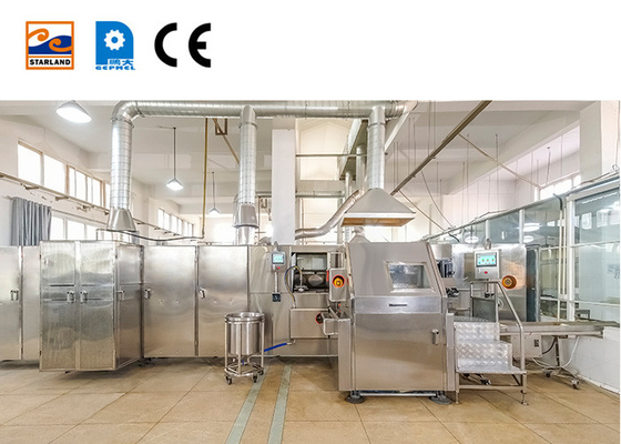 Stainless Steel Sugar Cone Production Line Fully Automatic Paste Filling Ice Cone Maker