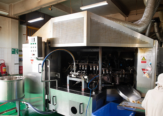 PLC Wafer Cone Production Line Stainless Steel Wafer Cone Manufacturing Equipment