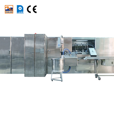 120L Stainless Steel Sugar Cone Production Line Automatic Tart Shell Baking Equipment