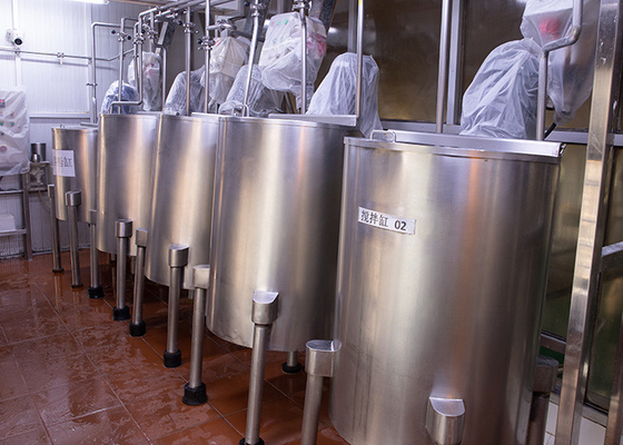 320L 304 High Speed Food Mixing Machine Touch Screen Semi Automatic