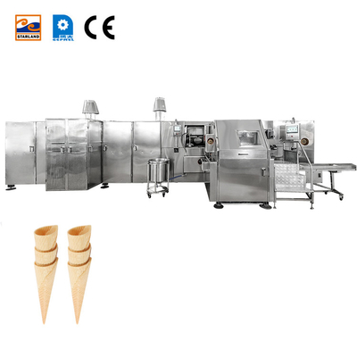 1.5KW 6500PCs / Hour Barquillo Cone Production Line Barquillo Cone Making Machine