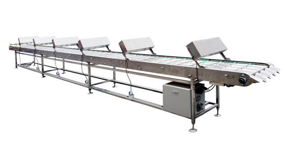 Stainless Steel Food Conveyor Belt Adjustable speed Cooling Conveyor With One Year Warranty