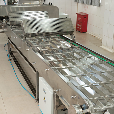 Stainless Steel Food Conveyor Belt Adjustable speed Cooling Conveyor With One Year Warranty