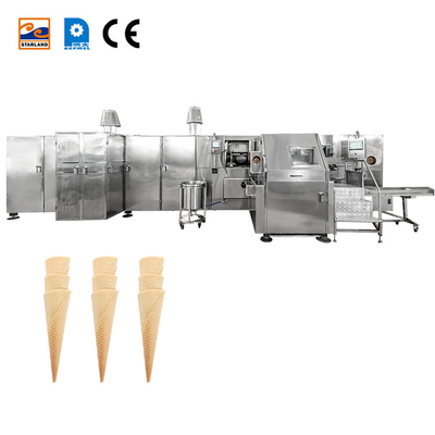 10kg / hour Barquillo Cone Machine With Stainless Steel Construction