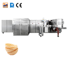 Stainless Steel Waffle Cone Production Line Automatic Waffle Basket Baking System  In Food Industry