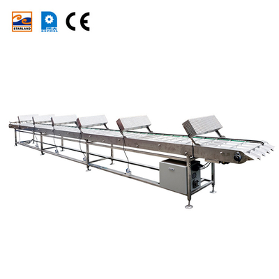 Stainless Steel Food Conveyor Belt With Marshalling Cooling Function