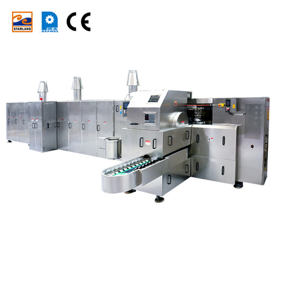 117 Baking Plates Cone Biscuit Making Machine  Automatic Operation