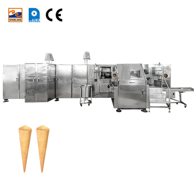 89 Plates Biscuit Making Equipment Barquillo Cone Maker 14kg / Hour