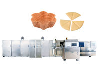 Automatic Sugar Cone Production Line , 380V Ice Cream Cone Baking Machine With Double Layered Panel Door