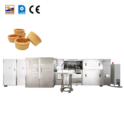 Professional Biscuit Making Equipment 1.5kw PLC Control Tart Shell Machine