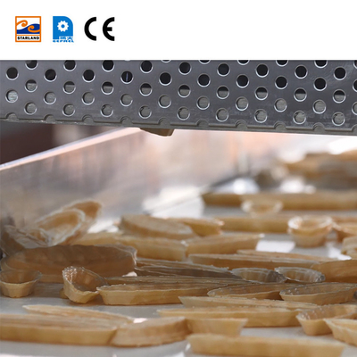 PLC Waffle Basket Production Line Automatic Snack Food Production Machinery