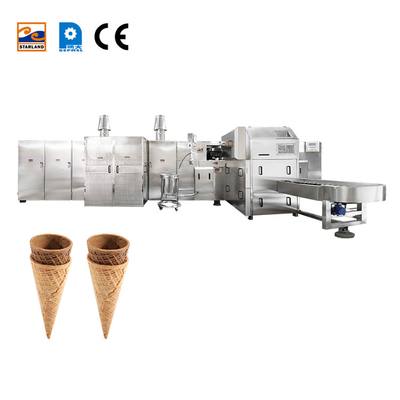 PLC Controlled Ice Cream Equipment For Sugar Cone Production