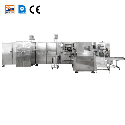 Barquillo Cone Production Line With 55 Baking Plates And 2.0HP 1.5kw Motor