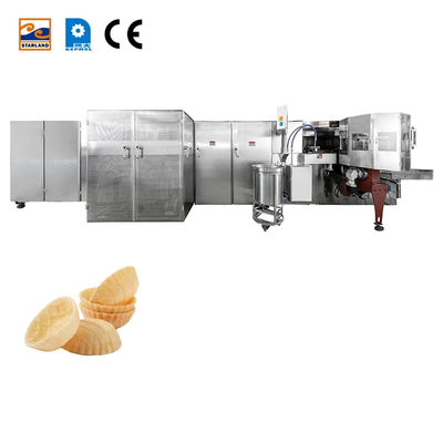 Automatic Biscuit Making Machinery Waffle Basket Production Line With PLC Control And 2.0hp Motor