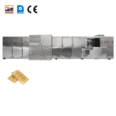 PLC Controlled Automatic Monaka Wafer Machine Snack Production Equipment With 55 Baking Plates