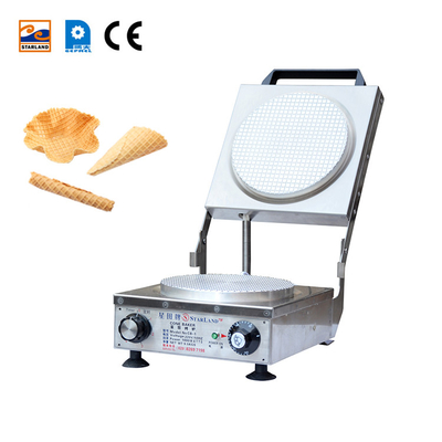 Stainless Steel Crispy Cone Making Machine With  Main Motor
