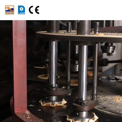 Customized Stainless Steel Automatic Waffle Making Machine With PLC Controller