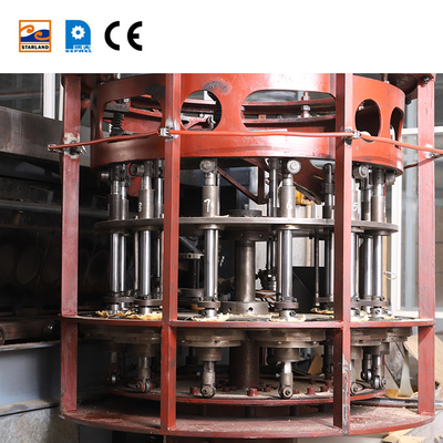 Customized Stainless Steel Automatic Waffle Making Machine With PLC Controller