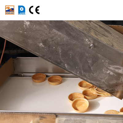 Customized Stainless Steel Automatic Waffle Making Machine With PLC Controller