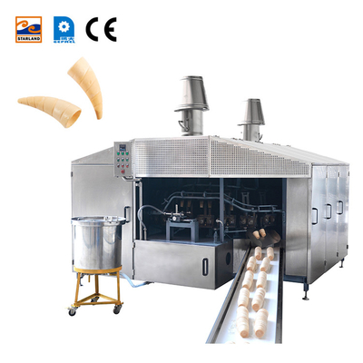 Fully Automatic PLC Controlled Wafer Cone Machine With 28 Molds