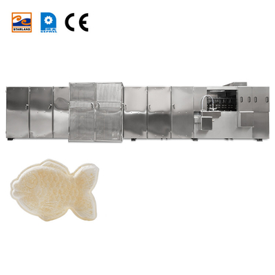 Automatic Adjustable Capacity Biscuit Making Machinery for Stainless Steel Snack Production