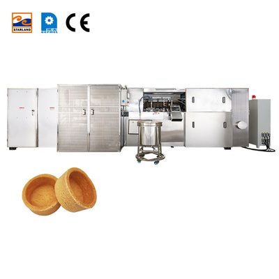 PLC Controlled Stainless Steel Automatic Deluxe Tart Shell Production Line