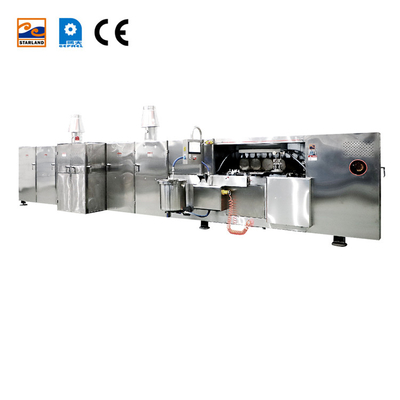 Customized Gas Powered Automatic Obleas Wafer Production Line With Stainless Steel Construction