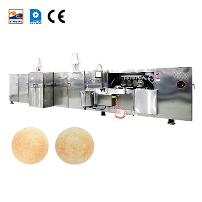 Customized Stainless Steel Automatic Obleas Wafer Production Line With Digital Temperature Display