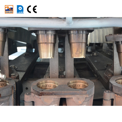 PLC Control System Wafer Cone Production Line With Customized After Service Video Technical Support