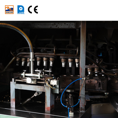 PLC Control System Wafer Cone Production Line With Customized After Service Video Technical Support
