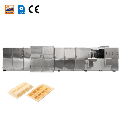 Customizable Monaka Wafer Production Line With 2.0hp Main Motor And PLC Control System