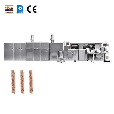 Factory Direct Automatic Waffle Roll Production Line Egg Roll Production Line
