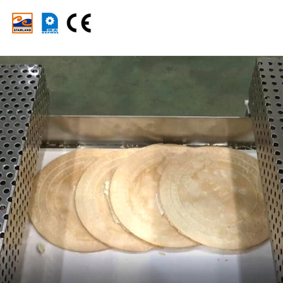 Gas Powered Wafer Biscuit Production Line With Automatic Function And PLC Control System