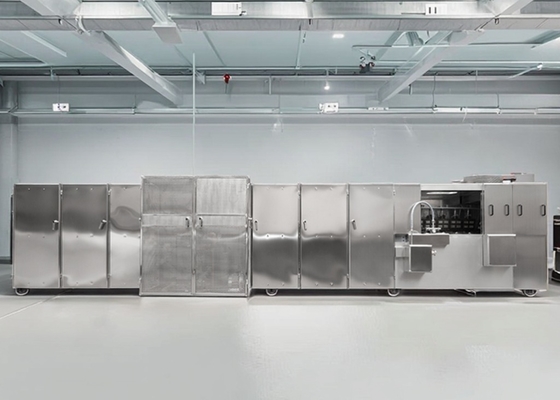 Video Technical Support Wafer Biscuit Maker Other Snack Machine With PLC Control System