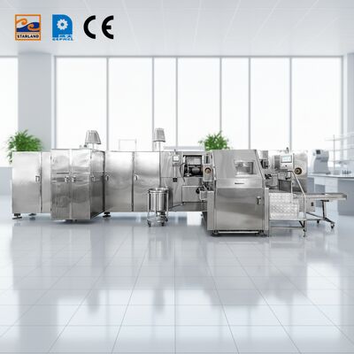 Roller Sugar Cone Production Line 1.5KW Perfect Solution For Automated Barquillo Cone Manufacturing